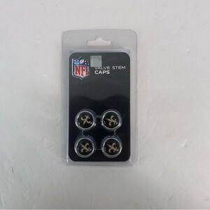 NWT New Orleans Saints Valve Stem Caps Set of 4 NFL WinCraft